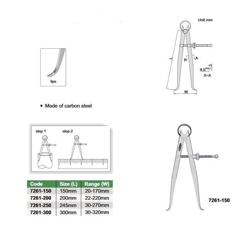 پرگار اینسایز مدل 150-7261